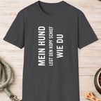 Mein Hund legt den Kopf schief wie du T-Shirt
