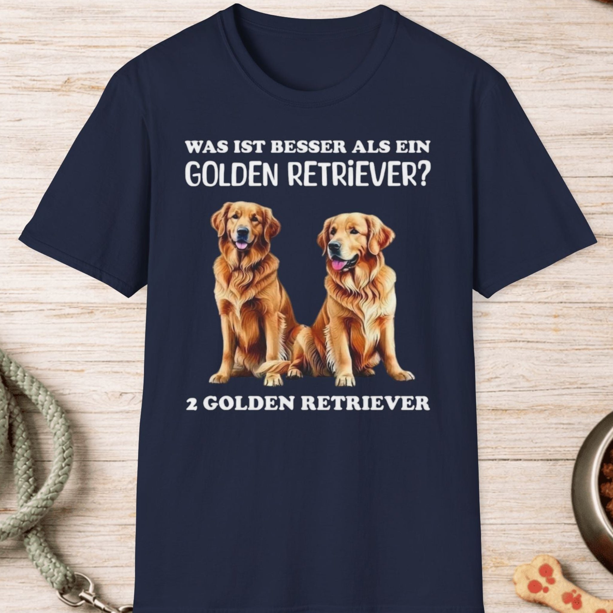 2 Golden Retriever T-Shirt
