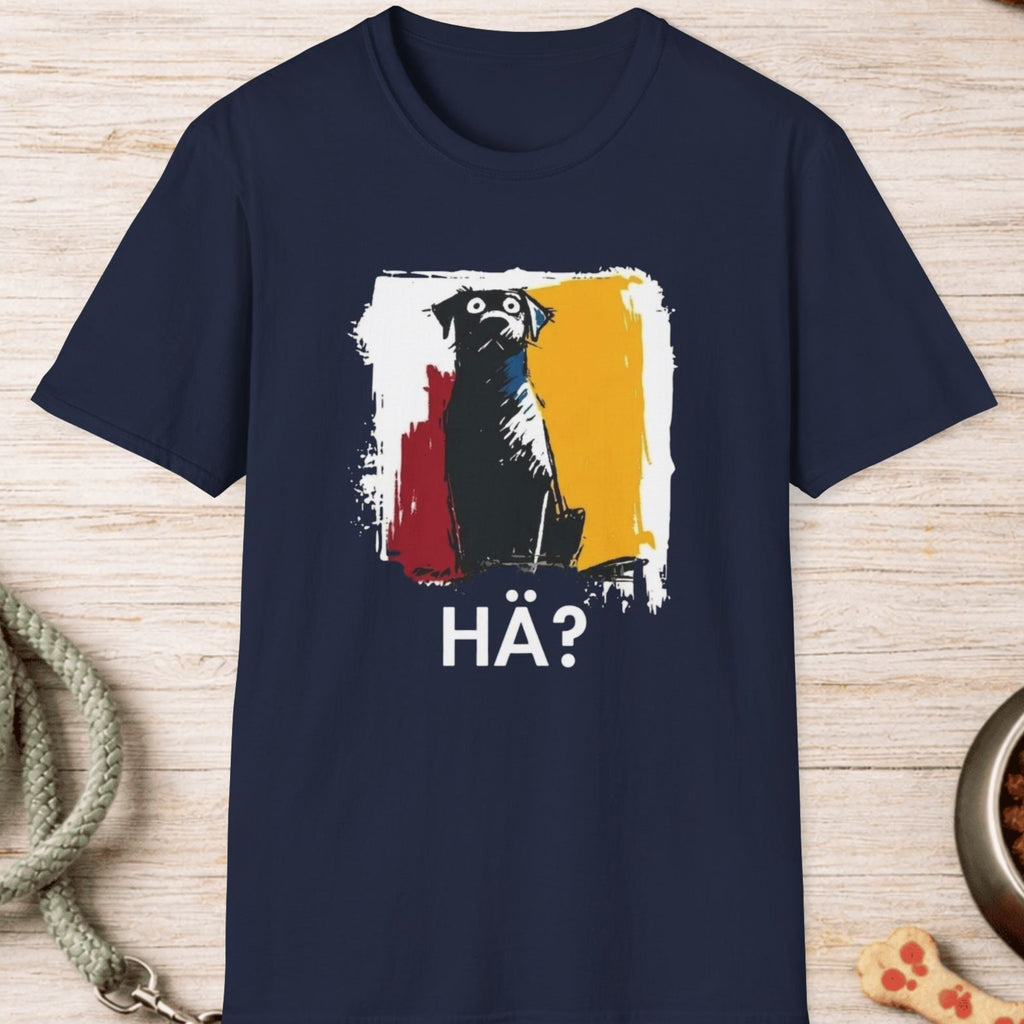 Schwarzer Labrador HÄ? Hunde T-Shirt