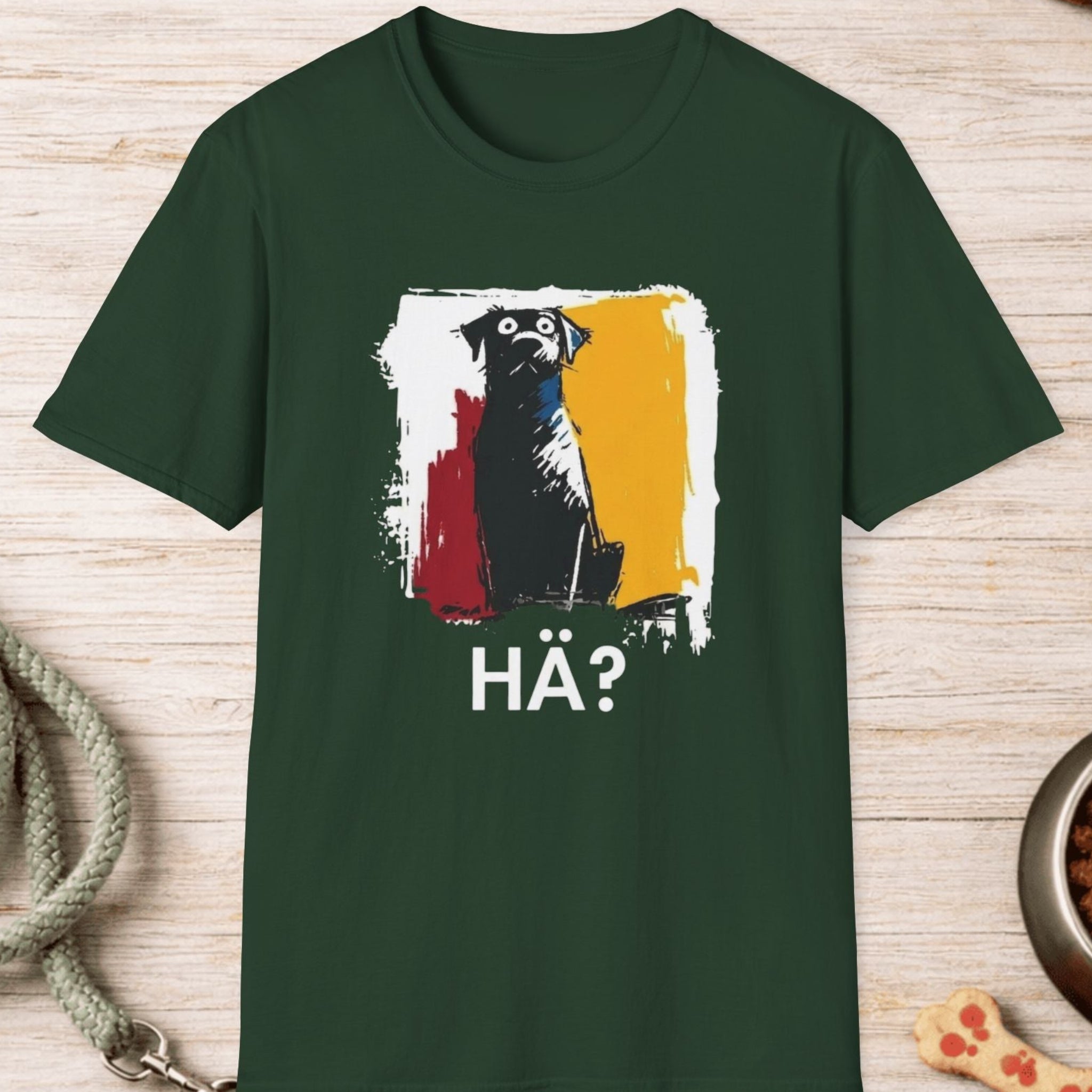 Schwarzer Labrador HÄ? Hunde T-Shirt