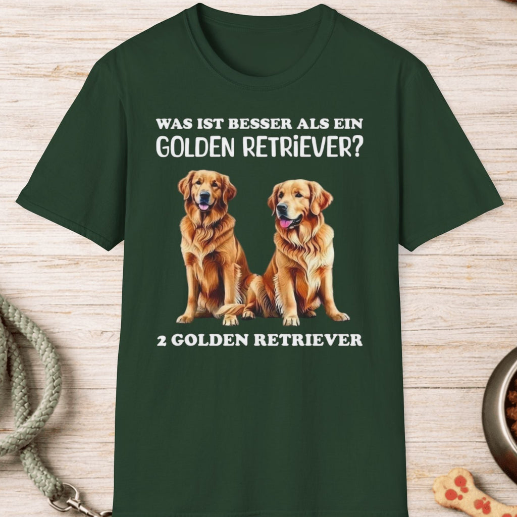 2 Golden Retriever T-Shirt