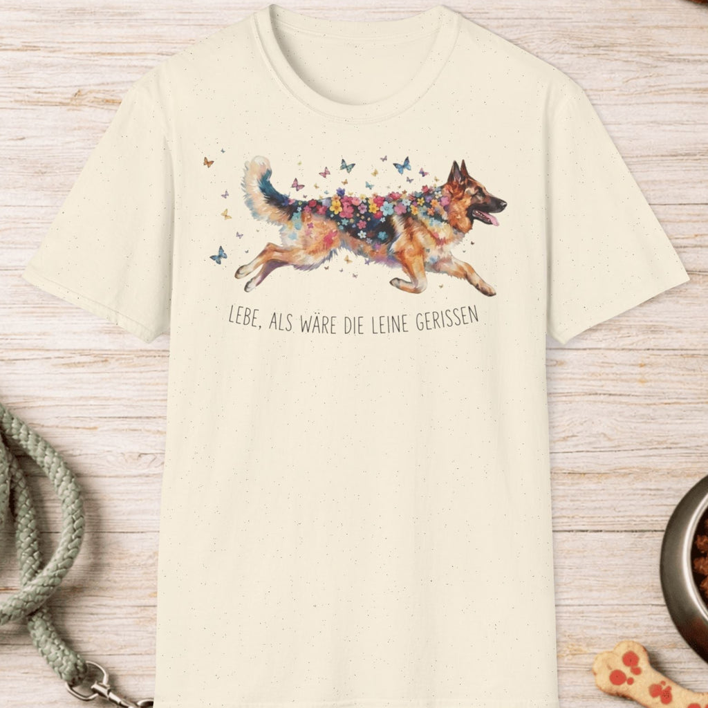 Deutscher Schäferhund – Lebe, als wäre die Leine gerissen T-Shirt