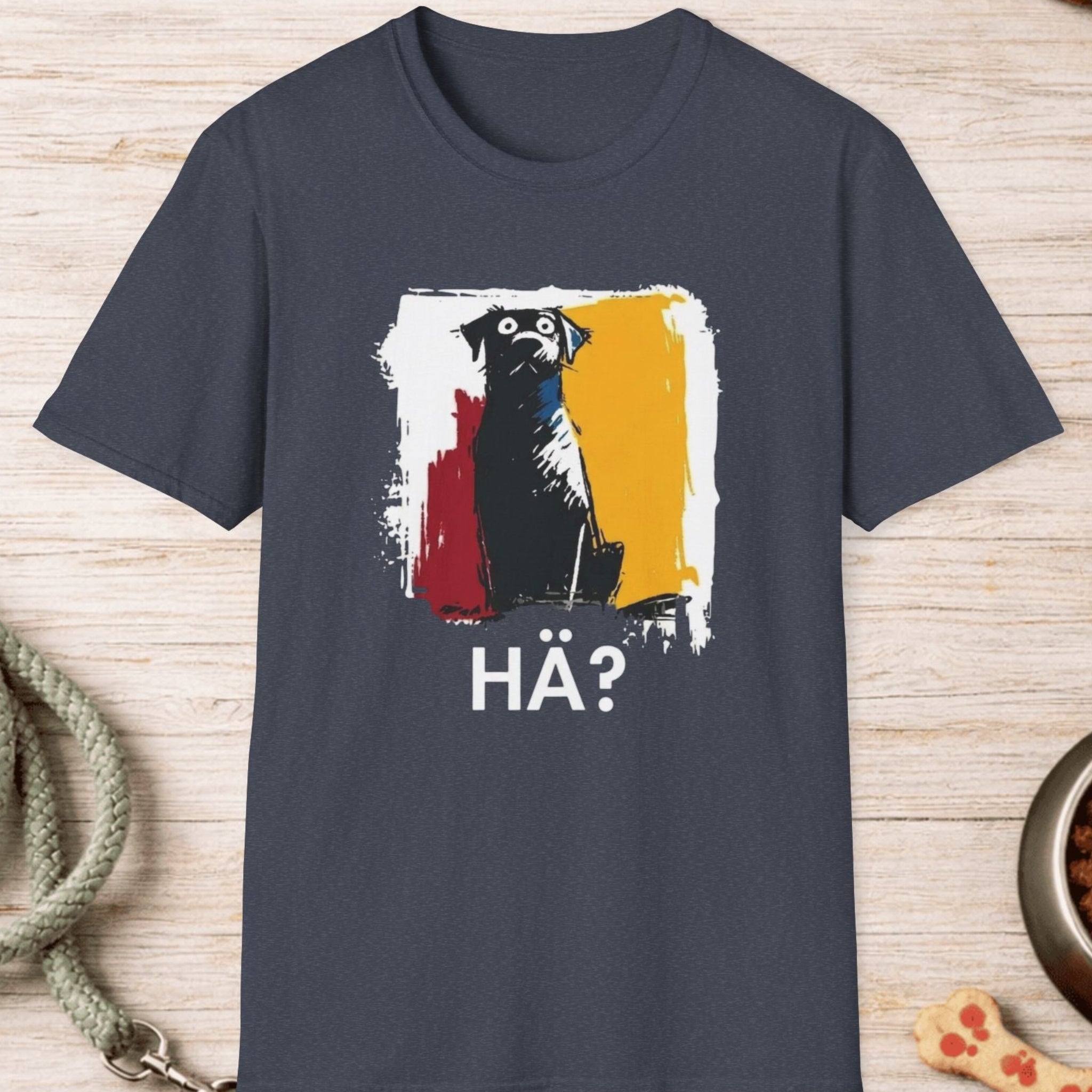 Schwarzer Labrador HÄ? Hunde T-Shirt