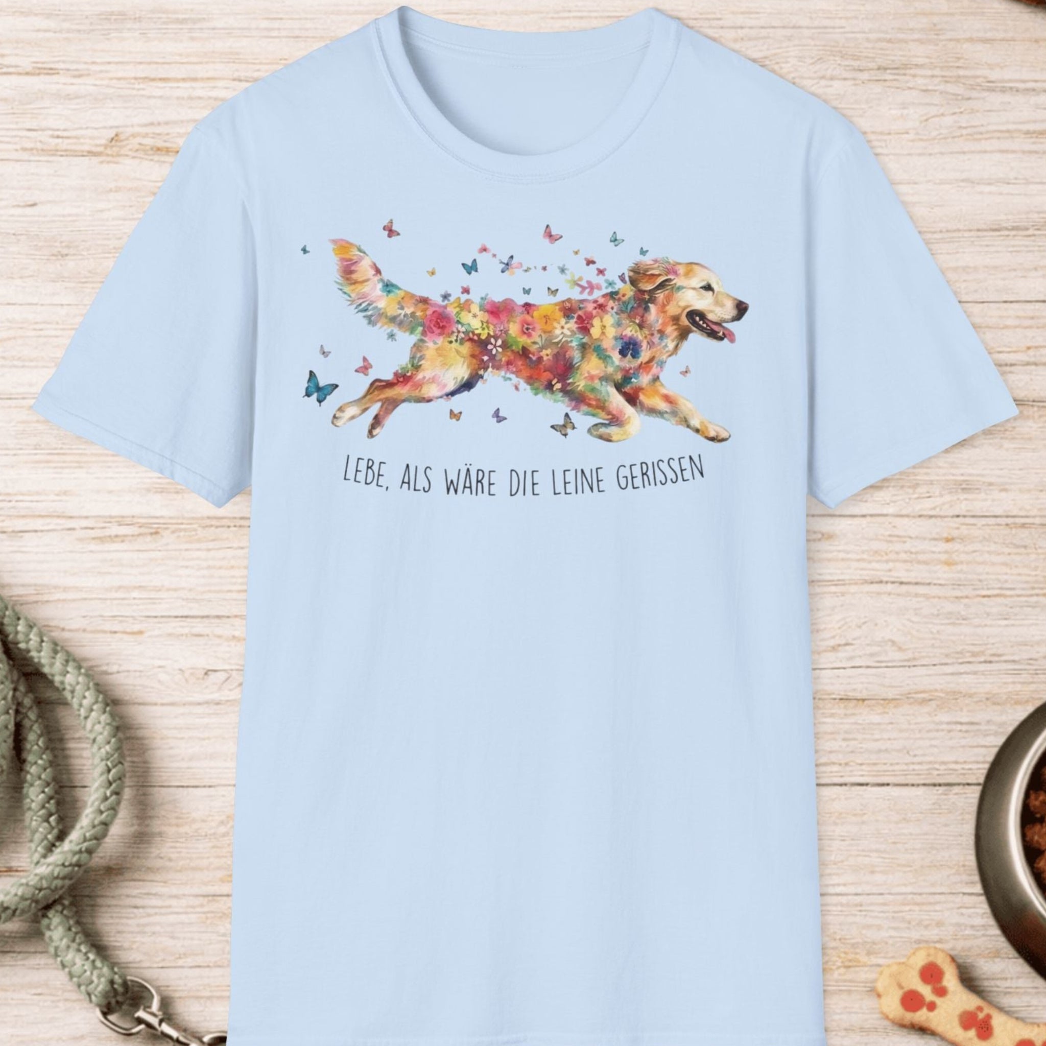 Golden Retriever – Lebe, als wäre die Leine gerissen T-Shirt