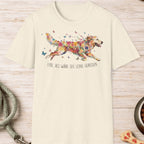 Golden Retriever – Lebe, als wäre die Leine gerissen T-Shirt
