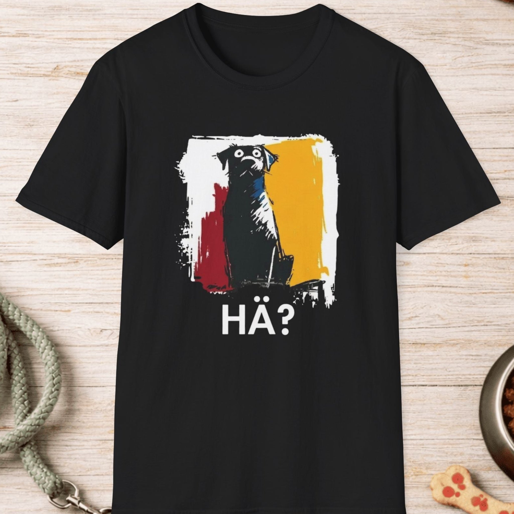 Schwarzer Labrador HÄ? Hunde T-Shirt