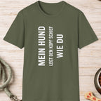 Mein Hund legt den Kopf schief wie du T-Shirt